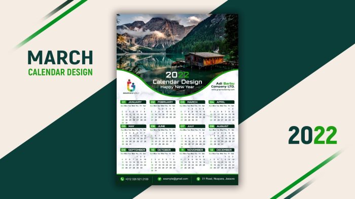 Kalender gestalten dm